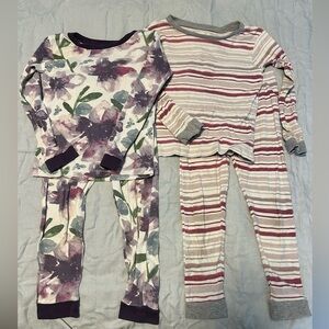 Burt's Bees Kids Pajama Sets - Floral and Striped